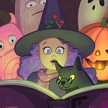 Halloween Night. Un progetto di Illustrazione infantile, Illustrazione digitale e Illustrazione tradizionale di Julia Bullet - 24.10.2019