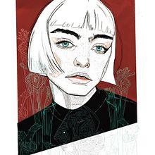 Retrato emoción  digital . % Jessica López tarafından hazırlanan Portre Çizimi, Dijital Çizim, Dijital İllüstras, Ve on projesi - 11.15.2020