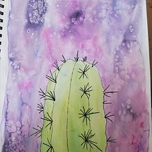 Cactus en el universo. Un proyecto de Comunicación, Concept Art y Dibujo de Rocío García - 15.11.2020