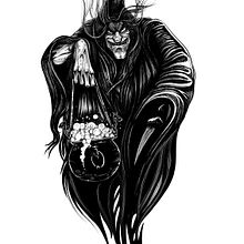 Bruja. Un proyecto de Cómic, Ilustración tradicional e Ilustración digital de Miguel Ángel García Romero - 17.11.2020