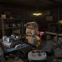 Herb's Garage Dilemma. 3D, and 3D Character Design project by Daniel Baker - 11.16.2020