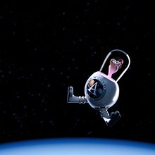Chicken Astronaut - "A Pollo" Mission Ein Projekt aus dem Bereich 3D, 3-D-Animation, Animation von Figuren und Design von 3-D-Figuren von Paulo Filipe Souza - 03.03.2020