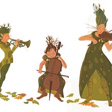 Mi Proyecto del curso: Fábrica de personajes ilustrados. Projekt z dziedziny Trad, c i jna ilustracja użytkownika Ainhoa Aramburu Urruzola - 16.11.2020