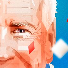 BIDEN. COVER FOR MAGAZINE. Editorial Illustration, and Vector Illustration project by Sergio Picazo Ferro - 11.16.2020