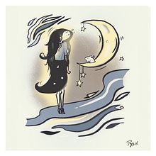 My project in Editorial Illustration for Magazines course. Traditional illustration project by Agnes Prygiel - 11.17.2020