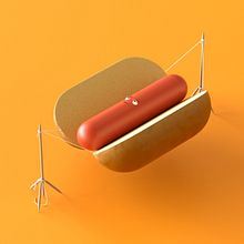 Chillin' Hot Dog Ein Projekt aus dem Bereich 3D, 3-D-Animation, Animation von Figuren, Design von 3-D-Figuren und 3-D-Modellierung von Paulo Filipe Souza - 01.10.2020