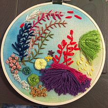 Mi Proyecto del curso: Técnicas básicas de bordado y acuarela. Embroider, and Design project by Lina Varela - 11.17.2020
