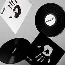 Vinilo edición especial de Hard GZ y Lil GZ. Packaging, Graphic Design, and Lettering project by Aitor Esteve Francés - 03.14.2020