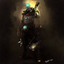 Post Apocalyptic Soldier. Un proyecto de Concept Art, Dibujo digital, Ilustración digital y Videojuegos de Edmer Cadenas - 18.11.2020