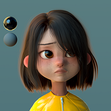 Mi Proyecto del curso: Creación de personajes: del 2D al 3D . Projekt z dziedziny 3D i Projektowanie postaci 3D użytkownika Gilberto Arteaga - 18.11.2020