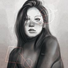 KIM. Un proyecto de Dibujo, Dibujo de Retrato, Dibujo digital, Ilustración tradicional, Ilustración digital y Pintura digital de Guaji - 19.11.2020