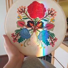 Meu projeto do curso: Técnica de bordado com o ponto atrás. Un proyecto de Artesanía y Bordado de Beatriz M. de Oliveira - 19.11.2020