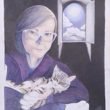  My project in Chiaroscuro Creative Portrait with Pencils course. Artistic Drawing, Children's Illustration, Drawing, and Pencil Drawing project by LIsa Statkus - 11.21.2020