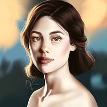Light study - Digital Fantasy Portraits with Photoshop course. Digital Drawing, Digital Illustration, Digital Painting, and Portrait Drawing project by Karolina Pajnowska - 11.27.2020
