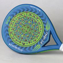 Pala AZTEK Tribu - Azul y verde. Un progetto di Product design, Graphic design e Illustrazione vettoriale di Rubén Salazar - 19.11.2020