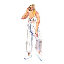 Fashion Girls Aquarela Ein Projekt aus dem Bereich Aquarellmalerei von Caroline Passos - 08.12.2020