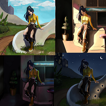 Lighting Study from Thie :) Lowkey very proud of my progress. Any feedback is greatly appreciated. Art Direction, Color Theor, and Realistic Drawing project by trisadiamond - 10.20.2020