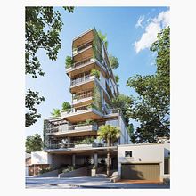 Casa Cristales. Een project van 3D,  3D-modellering y Architecturale visualisatie van Gustavo Correa - 20.11.2020