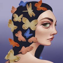 Mi Proyecto del curso: Técnicas y estilos de ilustración con Procreate. Un progetto di Disegno di ritratti di Carmen Frutos Mayo - 21.11.2020