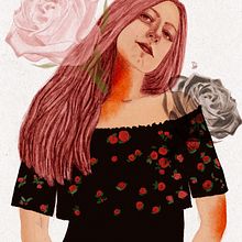 My project in Illustrated Portraits with Procreate course. Ilustração tradicional projeto de Zuzana Jab - 21.11.2020