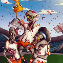 Mi Proyecto del curso: Futbolistas Zombis. Drawing, Character Design, Traditional illustration, and Digital Painting project by Mauricio Contreras - 11.21.2020