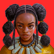 Retrato Morena. Un progetto di Arte concettuale, Disegno di ritratti, Disegno digitale, Character design e Illustrazione tradizionale di Felixantos - 22.11.2020