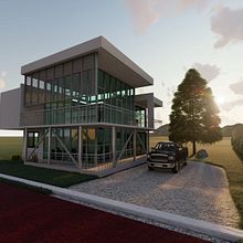 Mi Proyecto del curso: Diseño y modelado arquitectónico 3D con Revit. 3D, 3D Design, and Graphic Design project by jdr1997 - 11.25.2020