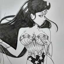 Wonder Woman Anime Artstyle . Comic, Drawing, Pencil Drawing, and Character Design project by fando1 - 11.22.2020
