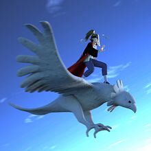 Deidara's (デイダラ) Clay Bird. Un projet de 3D, Animation 3D, Conception de personnages 3D, Modélisation 3D , et Rigging de Maite Gómez García - 22.11.2020