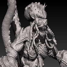 My project in Digital Sculpture of Fantastic Creatures with ZBrush course. Un proyecto de 3D, Diseño de personajes 3D y Modelado 3D de Mateo Arciniegas Caicedo - 22.11.2020