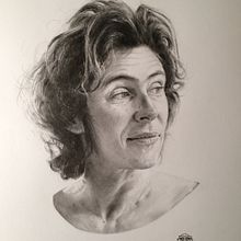 My project in Realistic Portrait with Graphite Pencil course. Un proyecto de Dibujo de Retrato de Marco Roling - 28.01.2021