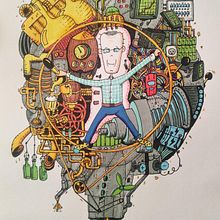 My doodle in The Art of Sketching: Transform Your Doodles into Art . Projekt z dziedziny Trad, c, jna ilustracja,  R, sunek, Sketchbook,  R, sunek atramentem,  R, sunek art, st i czn użytkownika dzwiedzzz - 22.07.2022