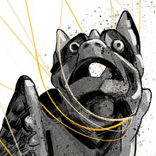 Gárgolas #inktober2020. Digital Drawing, and Traditional illustration project by Perdivel ilustra - 11.23.2020