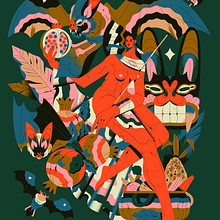 Alados 7. Frutera.. Fine Arts, Art Direction, Editorial Illustration, and Traditional illustration project by Profe - 11.23.2020