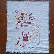 Mi Proyecto del curso: Introducción al bordado en relieve. Un projet de Broderie de Pilar - 23.09.2020