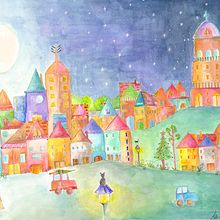 Navidad. Un progetto di Illustrazione tradizionale e Illustrazione infantile di Adriana Isabel Figueroa Mañas - 24.11.2020