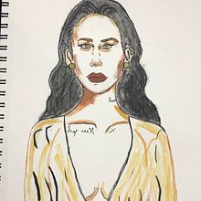 My project in  Watercolor Portrait Sketchbook course. Traditional illustration project by Juan Prieto - 11.24.2020