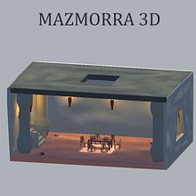 Sala de mazmorra en 3D. Un proyecto de 3D y Modelado 3D de Mario Cañas - 04.04.2020