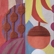 Painting + Embroidery. Arts, Crafts, Embroider, and Painting project by Naia Ceschin - 11.24.2020