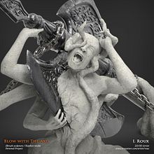 Escultura 3D. Un proyecto de 3D, Bellas Artes, Creatividad, Diseño 3D, Escultura y Modelado 3D de Isabel Roux - 15.12.2018