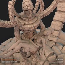 Escultura 3D - El Protector. Un proyecto de 3D, Bellas Artes, Creatividad, Diseño 3D, Escultura y Modelado 3D de Isabel Roux - 04.07.2015