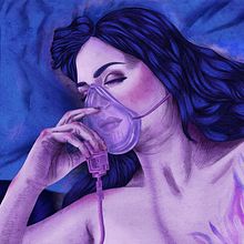 Anestesia. Artistic Drawing, Traditional illustration, Digital Illustration, Narrative, and Digital Painting project by Ana Gallardo - 11.24.2020