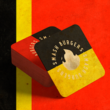 HOT Smash Burger. Un progetto di Br, ing, Br, identit, Creatività, Graphic design e Direzione artistica di Gabriel Sena Martins - 08.10.2020