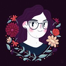 Mi Proyecto del curso: Retrato ilustrado con elementos botánicos. Portrait Drawing, Traditional illustration, Botanical Illustration, and Digital Illustration project by Veronica Elisa Rojas Gutierrez - 11.25.2020