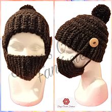 Gorro con cubrebocas. Tecido projeto de Denisse De La Torre - 25.11.2020