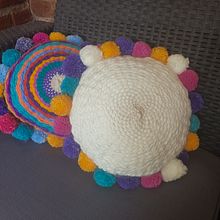 Vía Láctea de lanas: Tejido en telar circular. Fiber Arts project by Lilia Cuneo - 11.25.2020