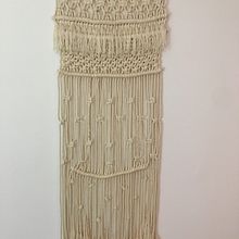 Mi proyecto final Introducción al macramé: creación de un tapiz decorativo. Projekt z dziedziny Makrama użytkownika Nora Rodriguez - 16.12.2020