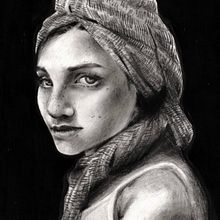 Mi Proyecto del curso: Retrato realista con lápiz de grafito. Pencil Drawing, and Portrait Drawing project by Elizabeth Mavares - 11.26.2020