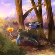 Paseo otoñal. Een project van Traditionele illustratie van pokyblue - 30.10.2020