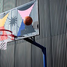Basketball Court Hangar4. Street Art project by Marco Oggian - 11.26.2020